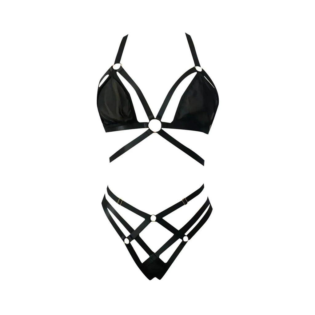 2-Piece Sexy Hollow Webbing Lingerie 2026 - Intimate Set for Women - DanaFashionstore