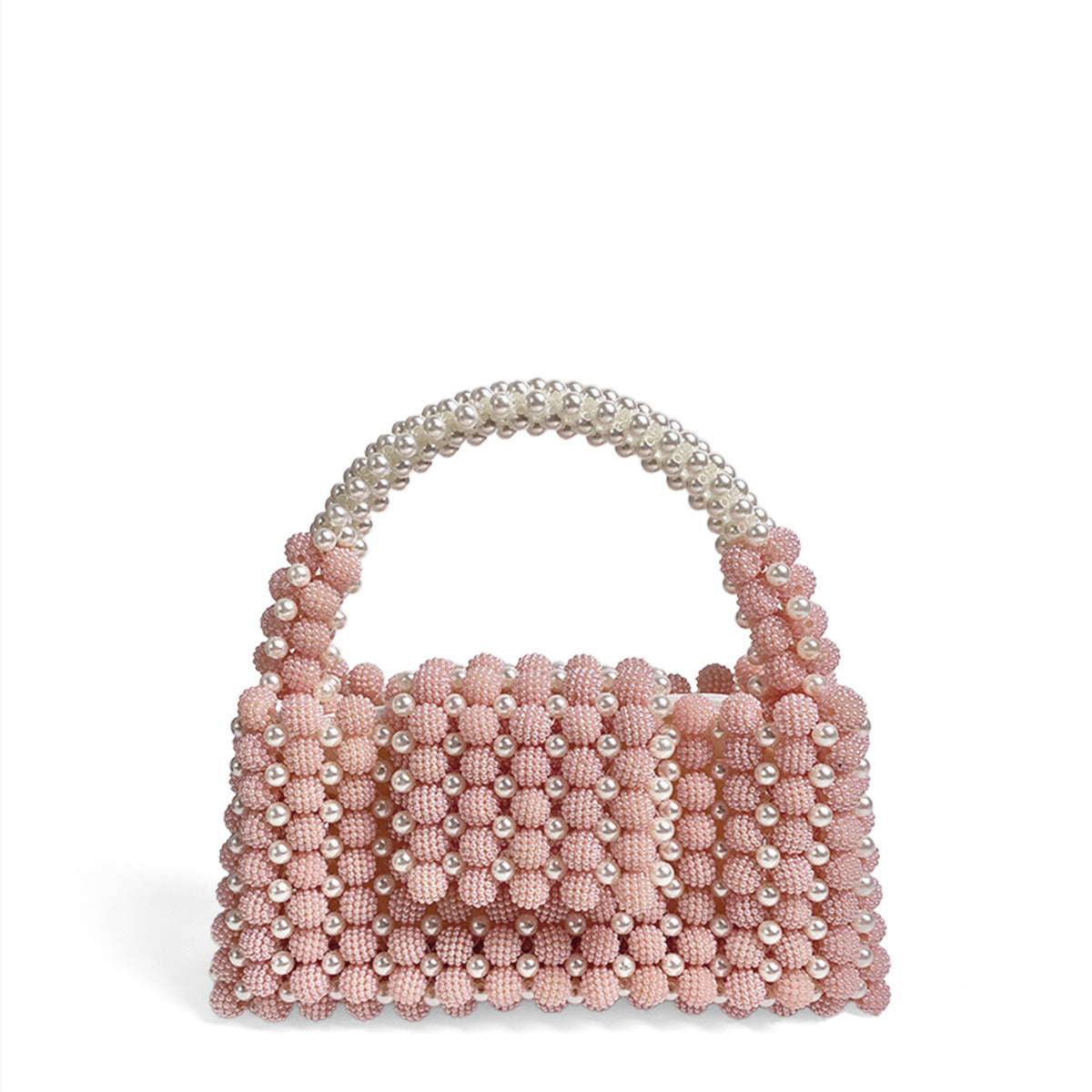Waxberry Pearl Ball Handmade Beaded Handbag - Dana Fashion