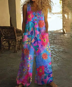 Casual Retro Personalized Printed Jumpsuit 2026 - Vintage Style Jumpsuit - DanaFashionstore