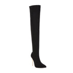Super High Heel Plus Size Leopard Print Over-the-knee Women's Boots - DanaFashionstore