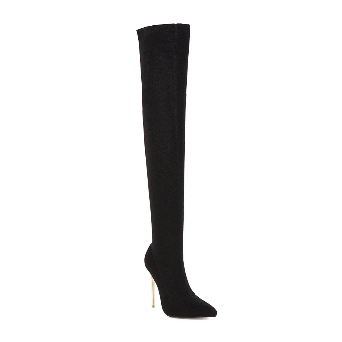 Super High Heel Plus Size Leopard Print Over-the-knee Women's Boots - DanaFashionstore