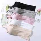 Modal Long Women's Sling Vest Inner Match Tube Top Home Wear Wear-free Bra Pieces - DanaFashionstore