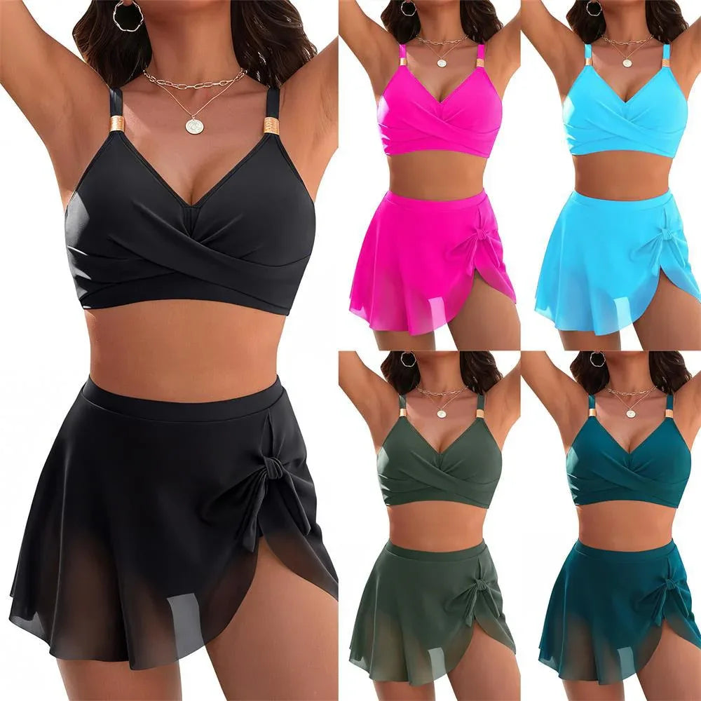 Fashion Mesh Patchwork Women's Bikini Swimsuit - DanaFashionstore
