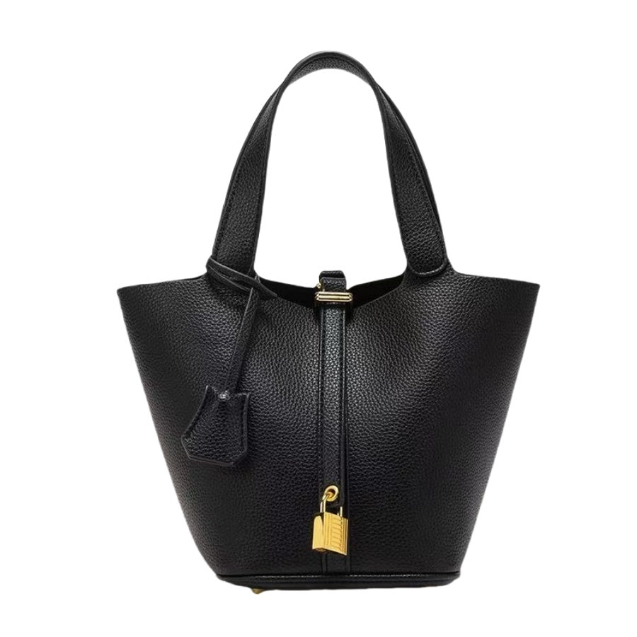 Basket Bag Palm Purple Blue Powder Yellow Ash Black White - Dana Fashion