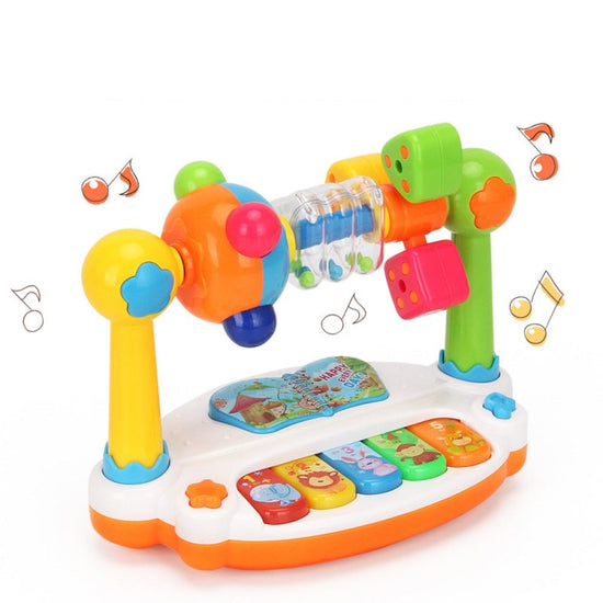 Educational Music Kingdom Baby Electronic Organ Toy Multi-functional With Light Baby Early Education Singing Story $23.03 Dana Fashion Color: Default Toys & Hobbies Product information: Ability Training: emotion, intelligence development, hand-eye coordin