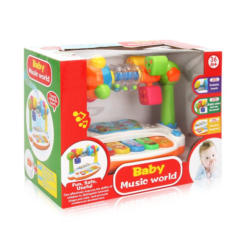 Educational Music Kingdom Baby Electronic Organ Toy Multi-functional With Light Baby Early Education Singing Story $23.03 Dana Fashion Color: Default Toys & Hobbies Product information: Ability Training: emotion, intelligence development, hand-eye coordin