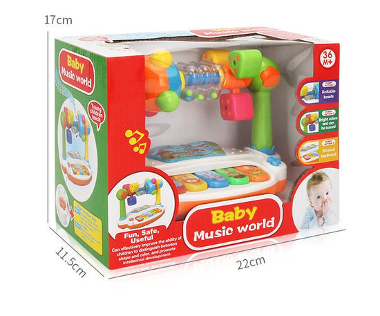 Educational Music Kingdom Baby Electronic Organ Toy Multi-functional With Light Baby Early Education Singing Story $23.03 Dana Fashion Color: Default Toys & Hobbies Product information: Ability Training: emotion, intelligence development, hand-eye coordin