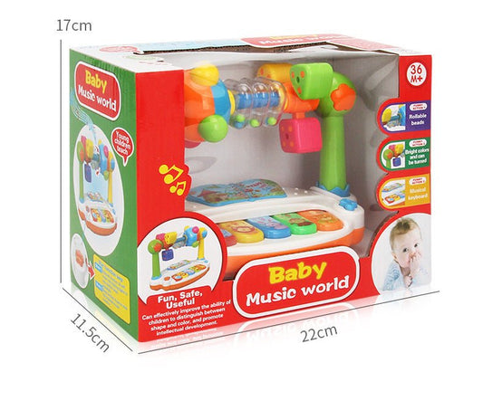 Educational Music Kingdom Baby Electronic Organ Toy Multi-functional With Light Baby Early Education Singing Story $23.03 Dana Fashion Color: Default Toys & Hobbies Product information: Ability Training: emotion, intelligence development, hand-eye coordin