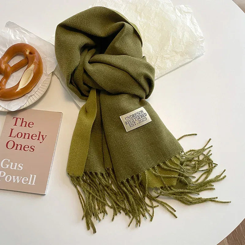 New Scarf Autumn And Winter Popular Color Matching Cashmere Scarf For Women - DanaFashionstore