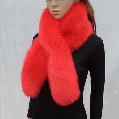 Faux Fur Rabbit Fox Collar Shawl - DanaFashionstore