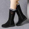 New Style Large Cotton Mid-tube Boots Women's Warm And Non-slip - DanaFashionstore