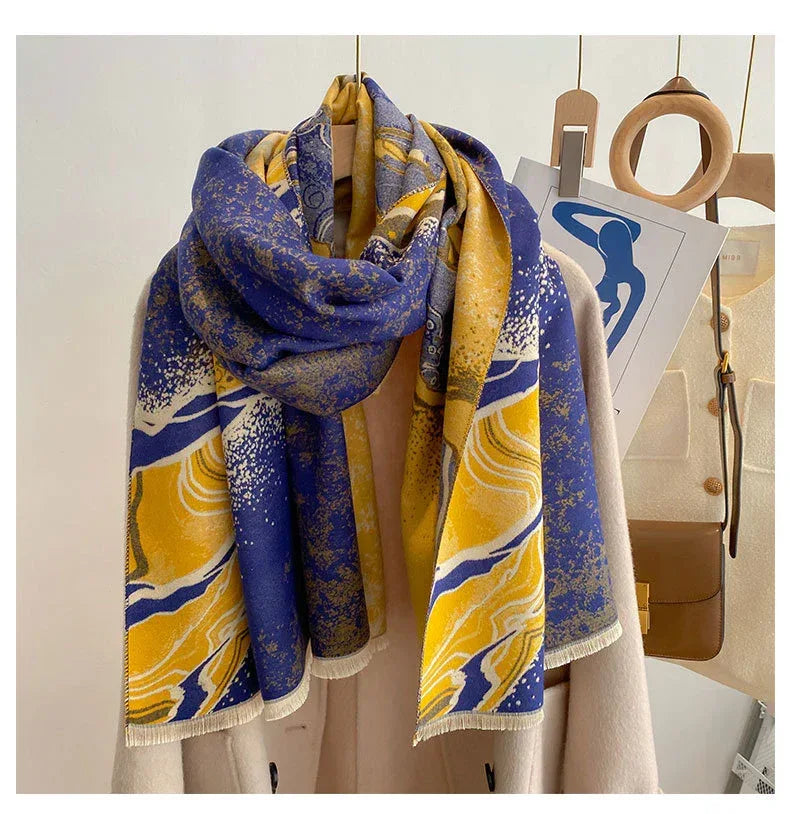 Style Double-sided Thickened Warm Scarf - DanaFashionstore
