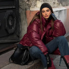 Women's Graceful Stand Collar Hooded Cotton Jacket 2026 - Winter Coat - DanaFashionstore