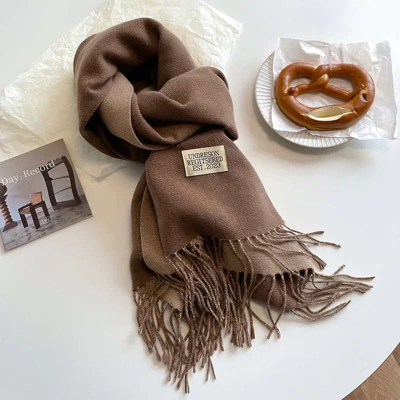 New Scarf Autumn And Winter Popular Color Matching Cashmere Scarf For Women - DanaFashionstore