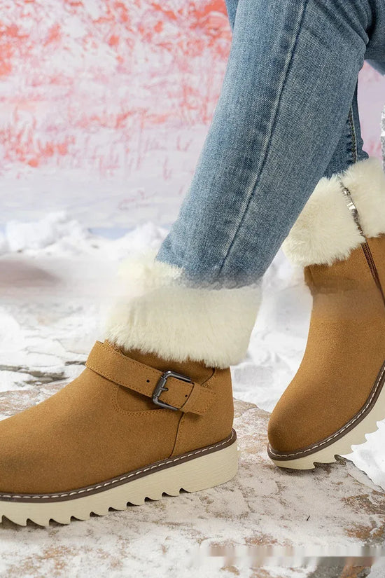 High Quality Middle Tube Platform Snow Boots - DanaFashionstore