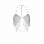 Faux-metallic Sexy Hot Girl Sequins Chest Necklace - DanaFashionstore