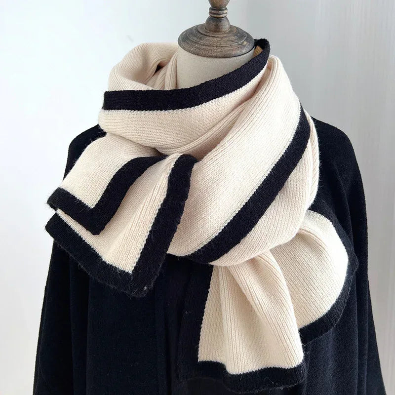 Color Matching Scarf Knitted Wool Scarf - DanaFashionstore