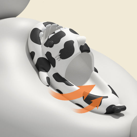 Cow Shark Slippers Women Indoor Home Non-slip