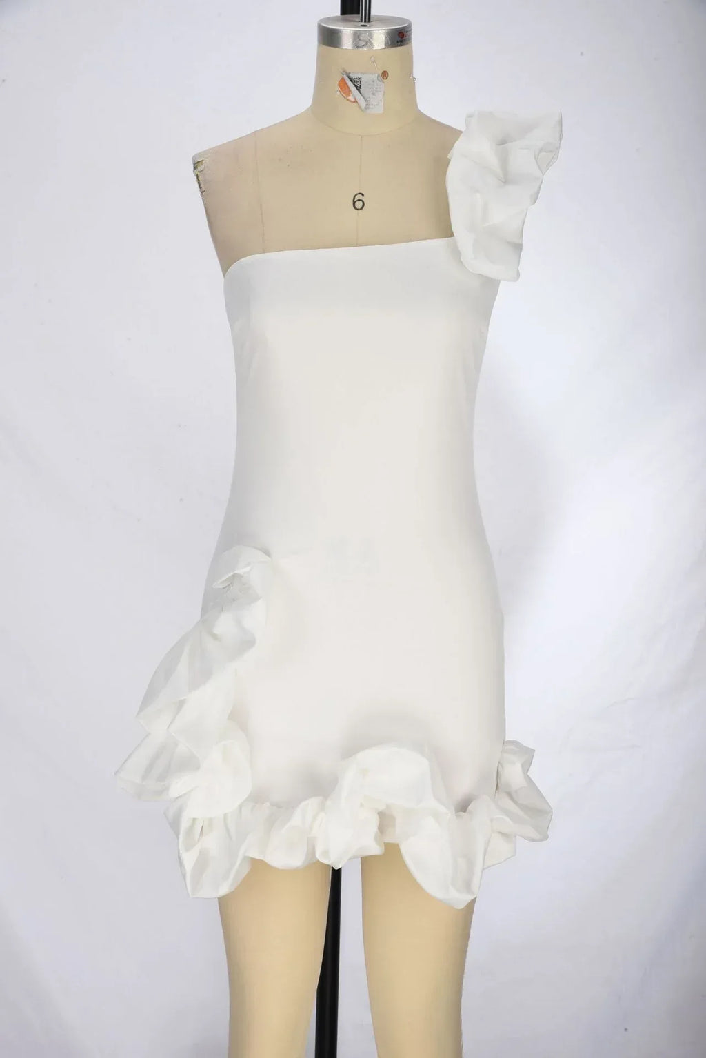 Women's Ruffled Bud Waist Dress 2026 - Feminine Fitted Dress - DanaFashionstore