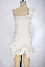 Women's Ruffled Bud Waist Dress 2026 - Feminine Fitted Dress - DanaFashionstore