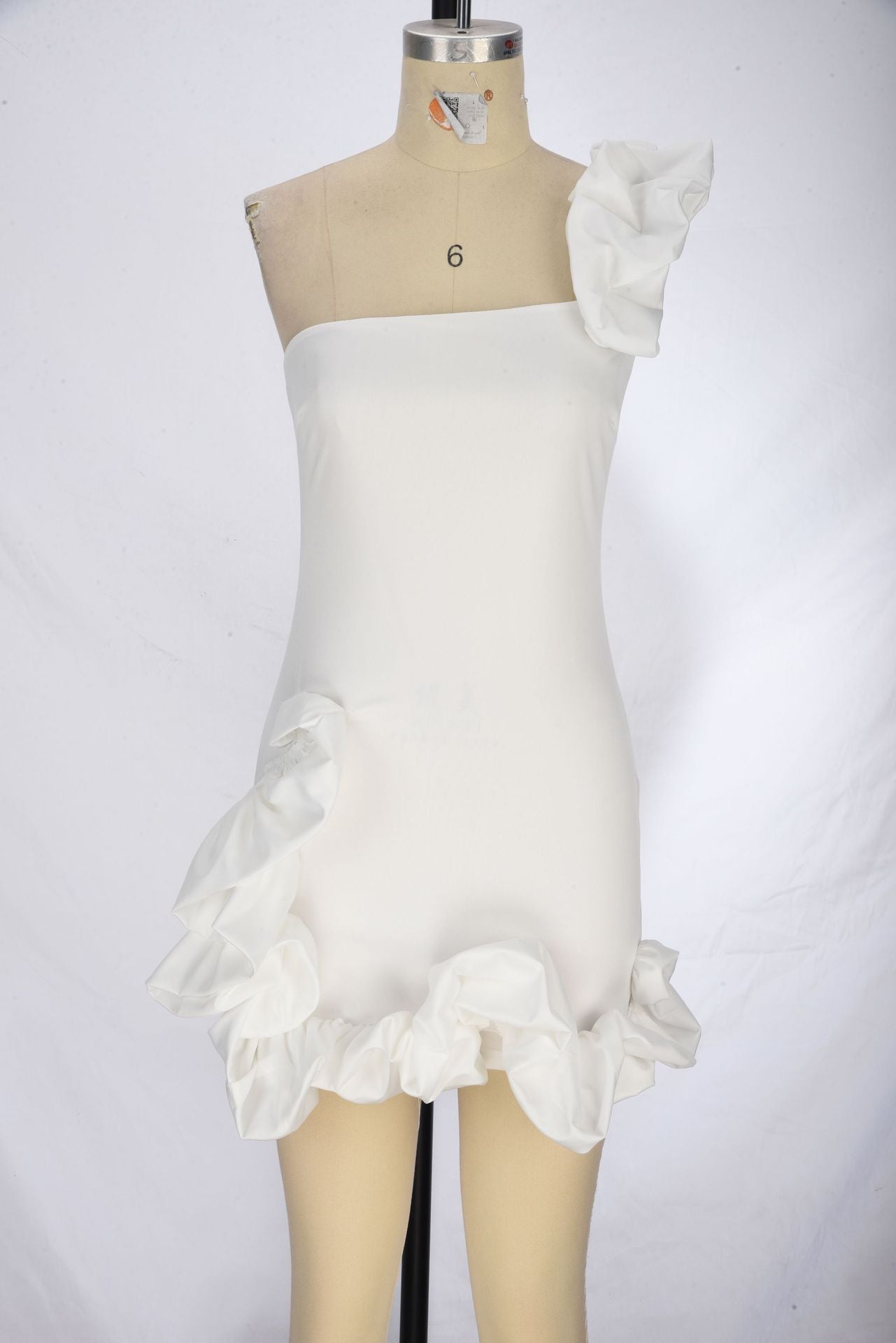 Women's Ruffled Bud Waist Dress