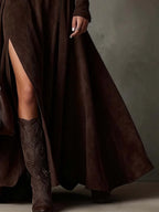 Long Stylish Dress With A BeltEuropean And American Fashion - DanaFashionstore