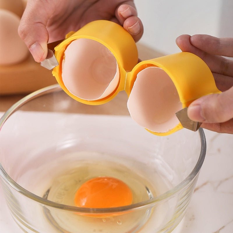Egg Shell Opener Egg Beater Kitchen Baking Tools Kitchen Cooking Accessories Tools Egg Beating Tool Kitchen Gadgets $7.81 Dana Fashion Color: Orange Red quantity: 1PCS Dana's Kitchen Overview: 1.Mess-Free Egg Cracker: Easily crack and separate eggs with n