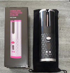 Electric Automatic Curler Wireless Curling Stick $39.00 Dana Fashion Color: Black Beauty Tools Product information: Material: ABS+nylon Product size: 190 * 60 * 50mm Battery capacity: 4000mAh Rated voltage: 3.7V Power: 34W Temperature range: 150-200 ℃ Ser