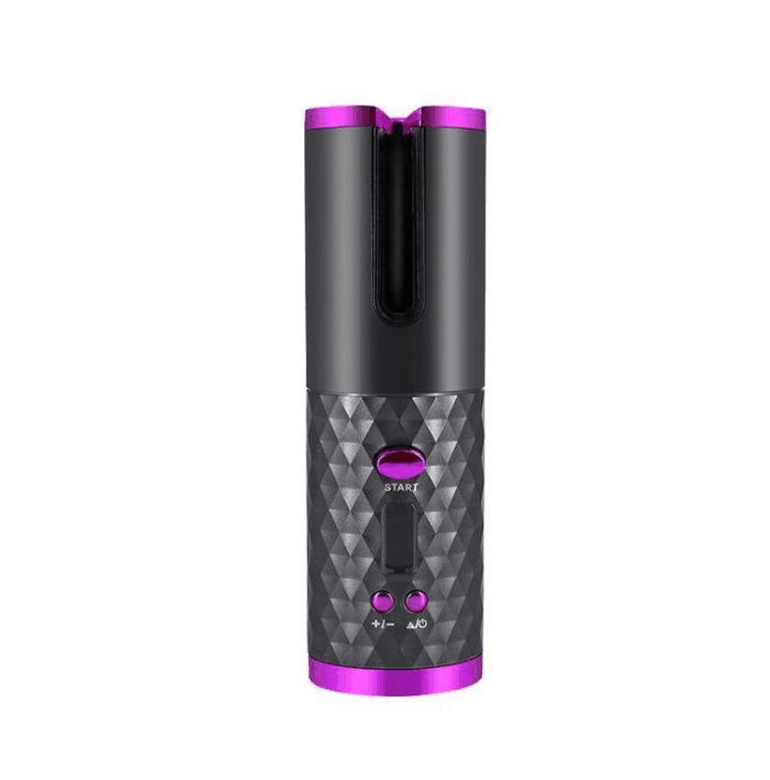 Electric Automatic Curler Wireless Curling Stick $39.00 Dana Fashion Color: Grey Beauty Tools Product information: Material: ABS+nylon Product size: 190 * 60 * 50mm Battery capacity: 4000mAh Rated voltage: 3.7V Power: 34W Temperature range: 150-200 ℃ Serv
