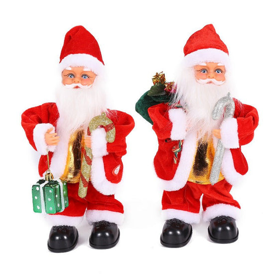 Electric Bell Santa Claus Toy $40.60 Dana Fashion style: Bell Pack Style Toys & Hobbies Product information: Material: plastic and fabric Category: Christmas, Craft, Decoration Use:Need to bring 3 AA batteries Fawn type 2 AA batteries Size Information: Sp