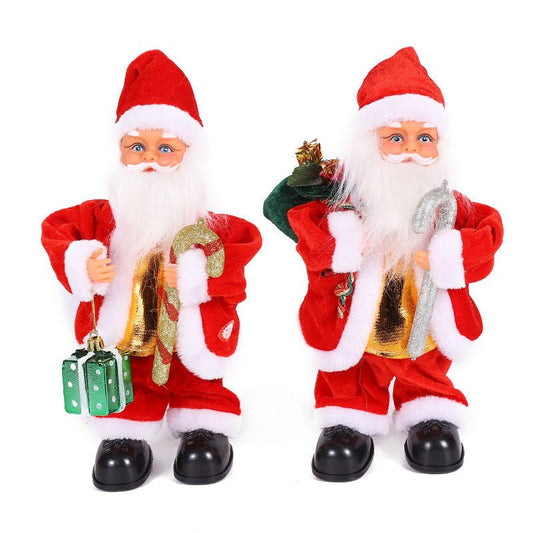Electric Bell Santa Claus Toy $40.60 Dana Fashion style: Bell Pack Style Toys & Hobbies Product information: Material: plastic and fabric Category: Christmas, Craft, Decoration Use:Need to bring 3 AA batteries Fawn type 2 AA batteries Size Information: Sp