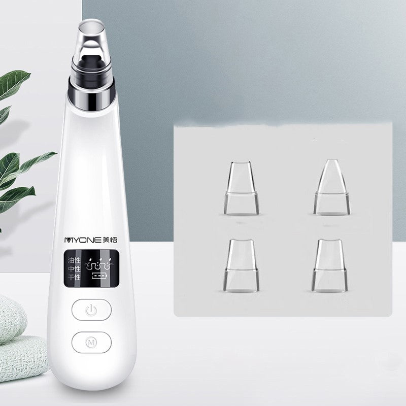 Electric blackhead artifact $49.00 Dana Fashion Style: With 4 tips Beauty Tools Color Classification: Upgrade battery version (free 4 tips) Upgrade charging version (free 6 tips) Power supply: plug Charging gear: 3 gears Steps for usage 1. Hold the instru