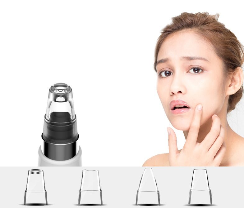 Electric blackhead artifact $49.00 Dana Fashion Style: With 4 tips Beauty Tools Color Classification: Upgrade battery version (free 4 tips) Upgrade charging version (free 6 tips) Power supply: plug Charging gear: 3 gears Steps for usage 1. Hold the instru