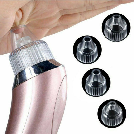 Electric Blackhead Vacuum Pore Cleaner Acne Pimple Remover Strong Suction Tool Electric Blackhead Remover Pore Vacuum Suction Diamond Dermabrasion Face Cleaner $25.00 Dana Fashion Color: As Picture Beauty Tools Feature: Can be used to remove blackhead, ac