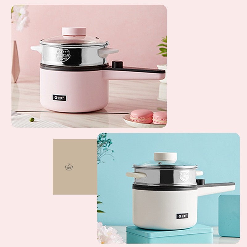 Electric cooker hot pot multi-function integrated pot $72.58 Dana Fashion Color: Pink Model: CN Dana's Kitchen Type; electric heating/hot pot Electric heating/hot pot function; steaming, frying, frying, frying, boiled, stewed, braised, hot pot Liner mater