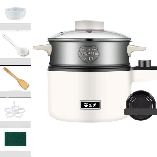 Electric cooker hot pot multi-function integrated pot $72.58 Dana Fashion Color: White Model: CN Dana's Kitchen Type; electric heating/hot pot Electric heating/hot pot function; steaming, frying, frying, frying, boiled, stewed, braised, hot pot Liner mate