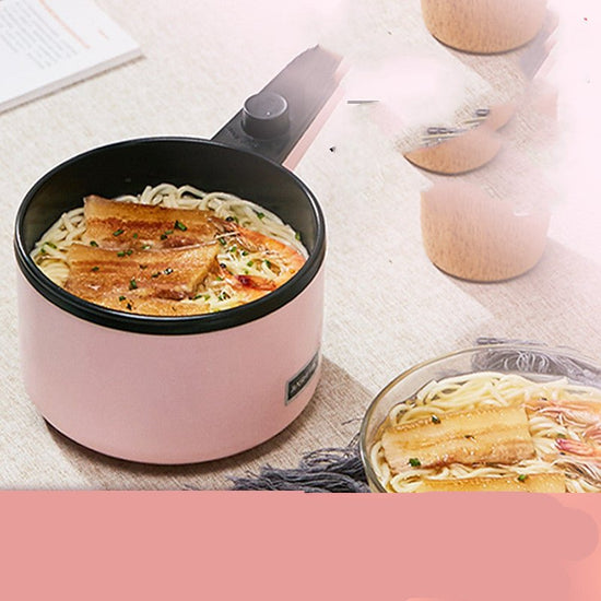 Electric cooker hot pot multi-function integrated pot $72.58 Dana Fashion Color: Pink Model: CN Dana's Kitchen Type; electric heating/hot pot Electric heating/hot pot function; steaming, frying, frying, frying, boiled, stewed, braised, hot pot Liner mater