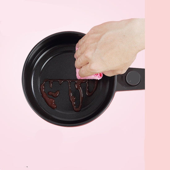 Electric cooker hot pot multi-function integrated pot $72.58 Dana Fashion Color: Pink Model: CN Dana's Kitchen Type; electric heating/hot pot Electric heating/hot pot function; steaming, frying, frying, frying, boiled, stewed, braised, hot pot Liner mater