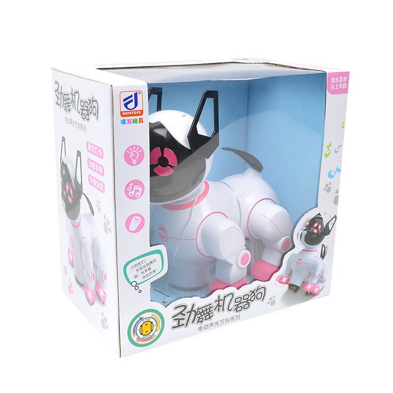 Electric dog toys electronic pet dog light music universal dance machine dog children's toys wholesale $40.27 Dana Fashion Color: Blue Toys & Hobbies Electric dog toys electronic pet dog light music universal dance machine dog children's toys wholesale