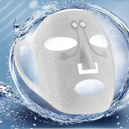 Electric Facial Massage Mask Face Massager Skin Tightening Moisturizes Anti-wrinkle Reduces Wrinkles Beauty Device Skincare $49.00 Dana Fashion Color: 2sets Black Size: L Electrical outlet: USB Beauty Tools Overview: Made of Food-grade silicone material,