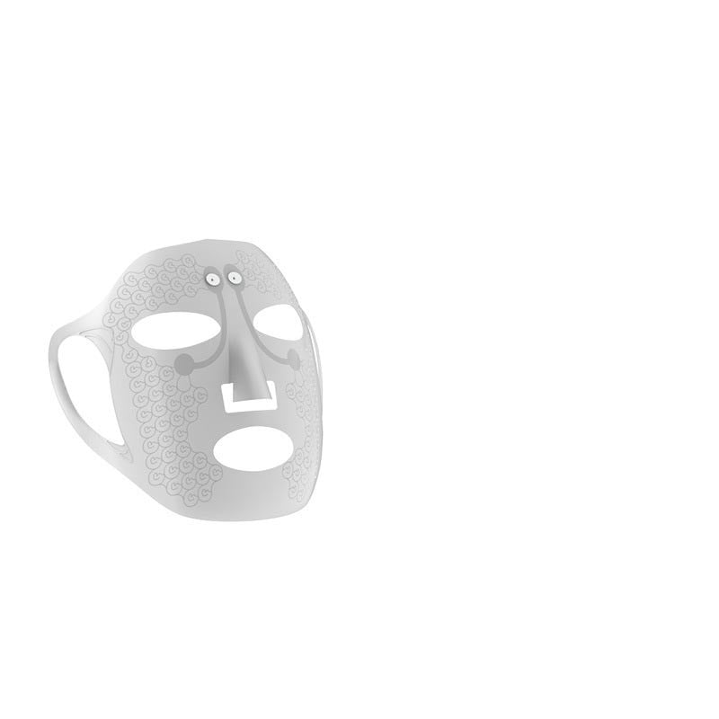 Electric Facial Massage Mask Face Massager Skin Tightening Moisturizes Anti-wrinkle Reduces Wrinkles Beauty Device Skincare $49.00 Dana Fashion Color: White Size: L Electrical outlet: USB Beauty Tools Overview: Made of Food-grade silicone material, will n