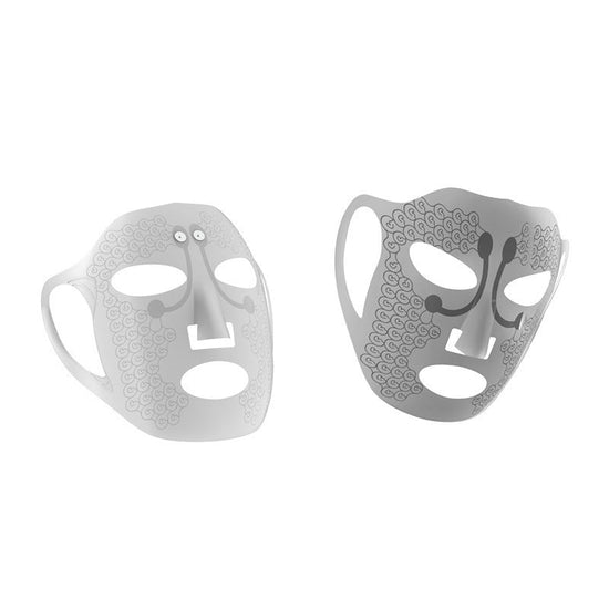 Electric Facial Massage Mask Face Massager Skin Tightening Moisturizes Anti-wrinkle Reduces Wrinkles Beauty Device Skincare $49.00 Dana Fashion Color: 2sets Black Size: L Electrical outlet: USB Beauty Tools Overview: Made of Food-grade silicone material,