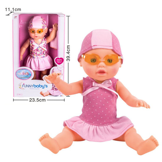 Electric floating swimming doll $53.89 Dana Fashion Color: C 39cm Toys & Hobbies Product name: swimming doll Product size: 17x33.5cm Suitable for age: 3+ Battery used: 3x1.5V AAA battery Product material: ABS plastic + electronic components Product style: