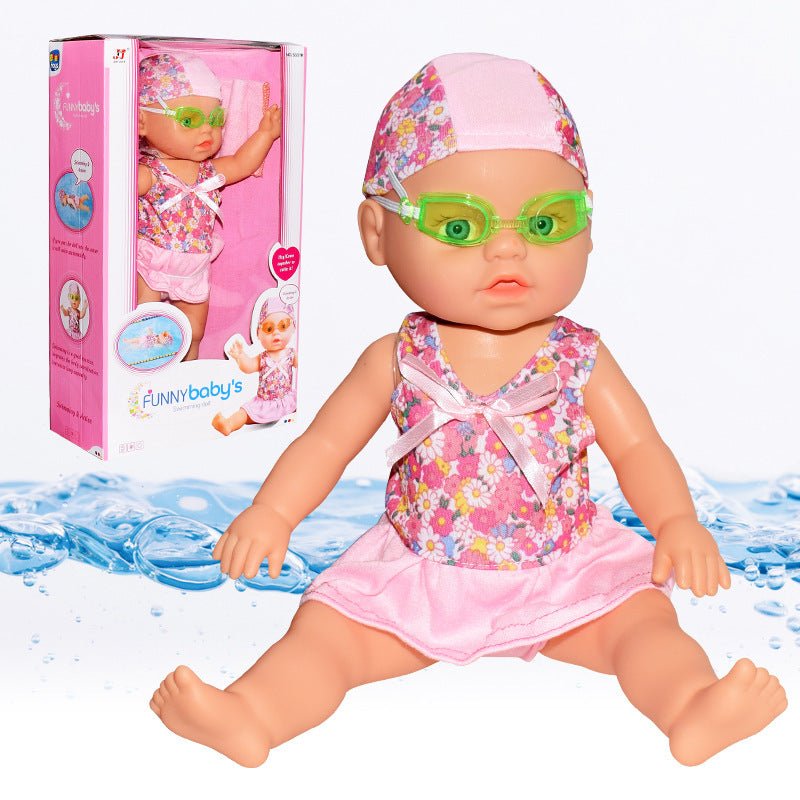 Electric floating swimming doll $53.89 Dana Fashion Color: D 39cm Toys & Hobbies Product name: swimming doll Product size: 17x33.5cm Suitable for age: 3+ Battery used: 3x1.5V AAA battery Product material: ABS plastic + electronic components Product style:
