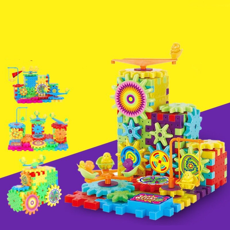 Electric Gears 3D Model Building Kits Plastic Brick Blocks Educational Toys for Kids $17.77 Dana Fashion Color: Colorful Toys & Hobbies Overview: 1. This building set is made of ABS plastic material, non-toxic, BPA-free, tasteless. 2. Engage kids in inter