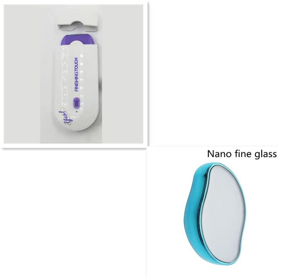 Electric Hair Removal Instrument Laser Hair Removal Shaver $45.00 Dana Fashion Model: Special UK set quantity: 1pack Beauty Tools Overview: 1.Instant, pain-free hair remover that's safe and gentle on the most sensitive skin 2. Ideal for facial hair and pe