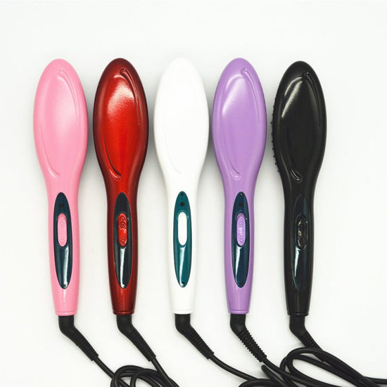 Electric Hair Straightener $26.48 Dana Fashion Color: Black Model: AU Beauty Tools Brand: purodi Color: White / Pink / Black Plug Type: EU / US / UK / AU Plug Input: AC 110-240V, 50/60Hz Power Rate: 35W Size:230*60*40mm Net Weight:0.23KG Feature Overheati