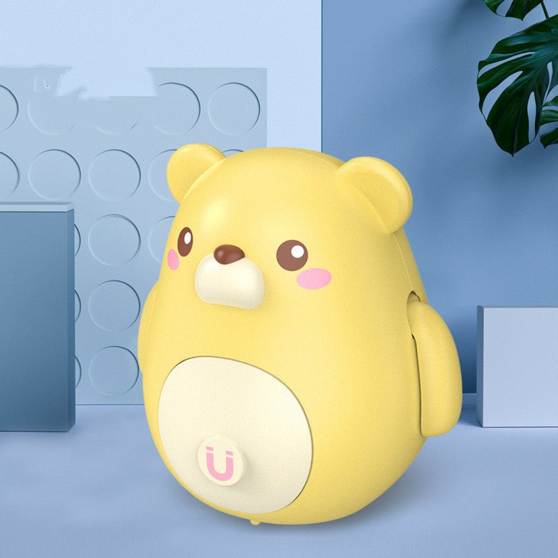 Electric Magnetic Small Animal Swing Unit Toy Animal Doll $12.89 Dana Fashion Color: Yellow Toys & Hobbies Product material: Toy material: Plastic Details: Features: Electric swing Packing: Color box Ability training: Intellectual development, crawling, h