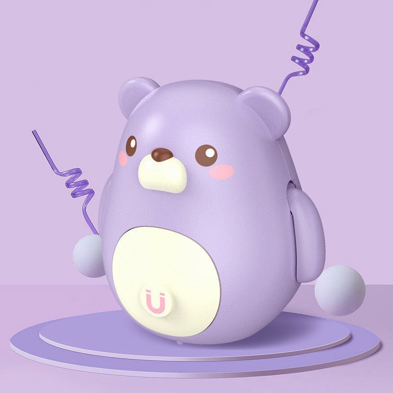 Electric Magnetic Small Animal Swing Unit Toy Animal Doll $12.89 Dana Fashion Color: Purple Toys & Hobbies Product material: Toy material: Plastic Details: Features: Electric swing Packing: Color box Ability training: Intellectual development, crawling, h
