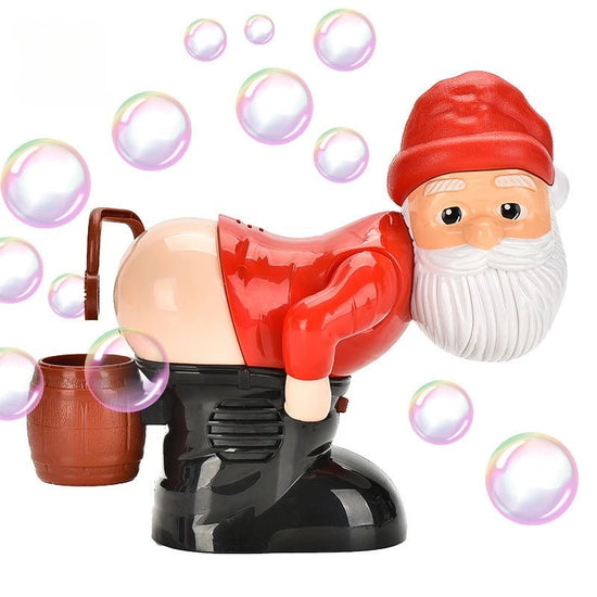 Electric Santa Claus Bubbles Machine Blowing Bubbles Music Light Entertainment Toy Prank Funny Ornament Christmas Gifts Christmas Decorations $28.43 Dana Fashion Color: Blue quantity: 1PC Toys & Hobbies Overview: 1. Great Durability: Crafted with high-den